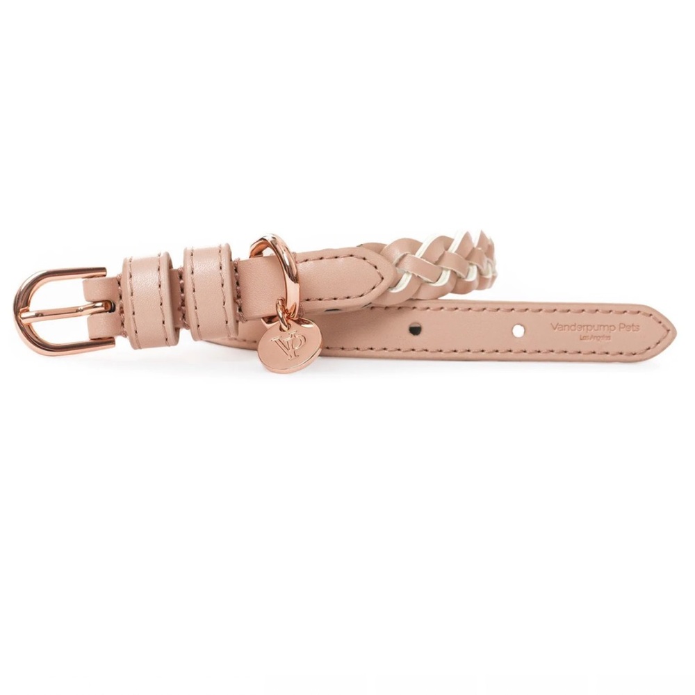 Vanderpump Pets Rose Gold Dog Collar